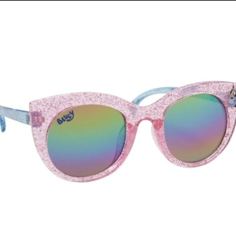 Bluey Pink Glitter Sunglasses